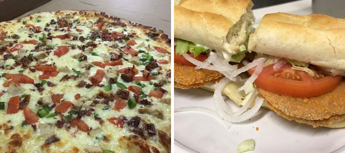 Tomahawk Pizza Menu