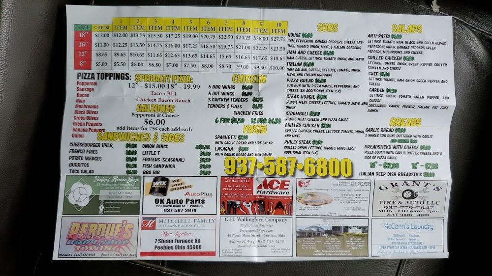 Tomahawk Pizza Menu image 3